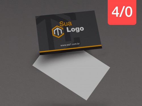 Cartão de Visita 4/0
